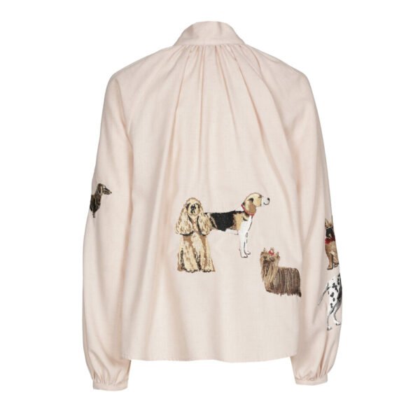 Caroline Biss Rechtvallende Blouse Hond Broderie 4632 Multi Color - Afbeelding 8
