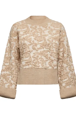 Silvian Heach Trui Bloemen Lauren GPA25210MA Chalk