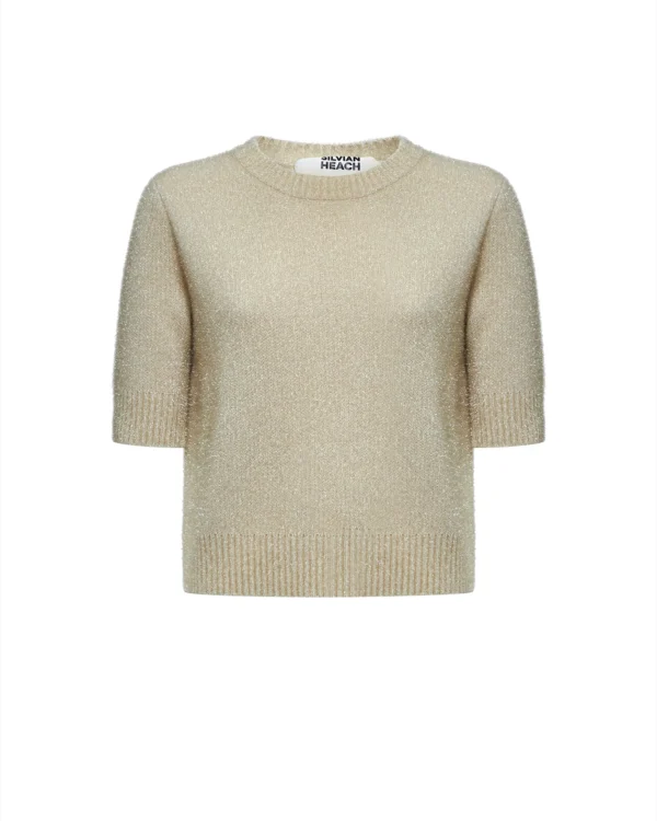 Silvian Heach Lurex Top Javon GPA25293MA Goud