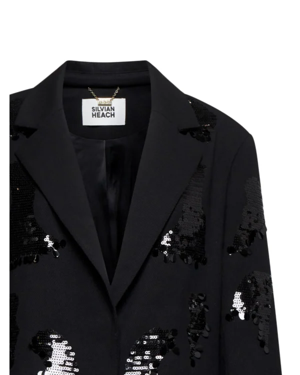 Silvian Heach Blazer Vetam GPA25494GC Leopard Zilver/Zwart - Afbeelding 2