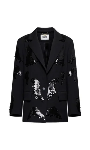Silvian Heach Blazer Vetam GPA25494GC Leopard Zilver/Zwart