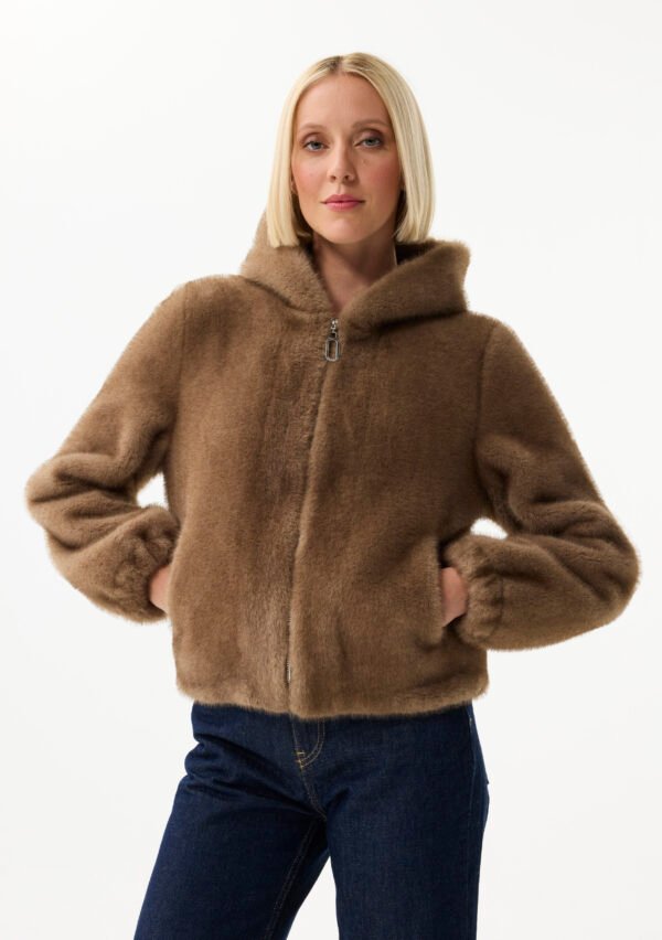 Leo & Ugo Reversible Jas Fake Fur KH921 Camel