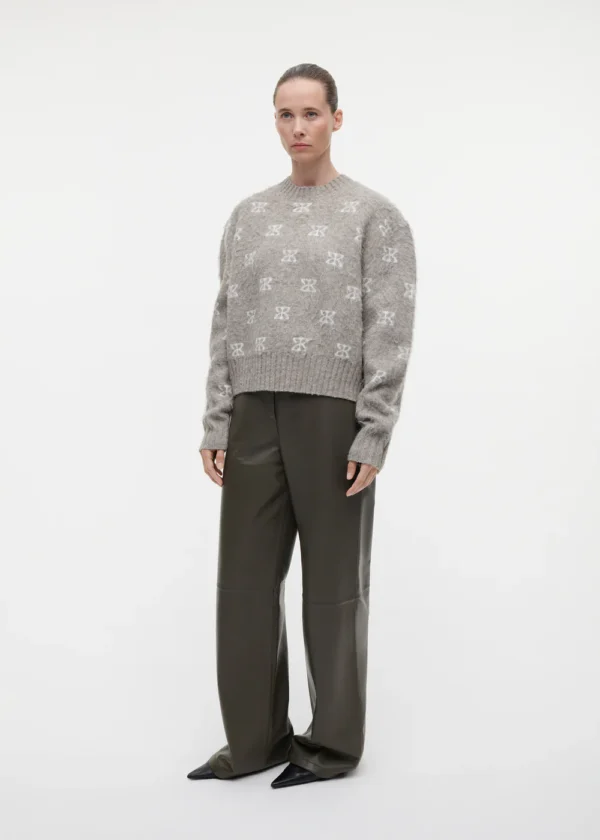 Studio AR Pullover Alyssa 11TL256061 Clay White Brushed - Afbeelding 2