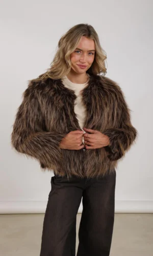 Nukus Lori Jacket NKF13086 Donkerbruin