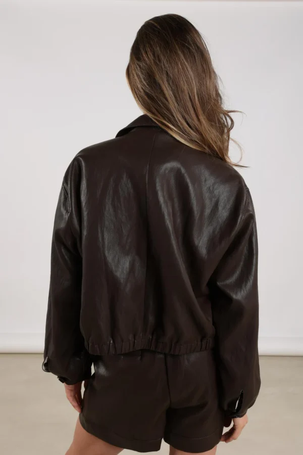 Nukus Fiene Jacket NKF13026 Dark Chocolate - Afbeelding 6