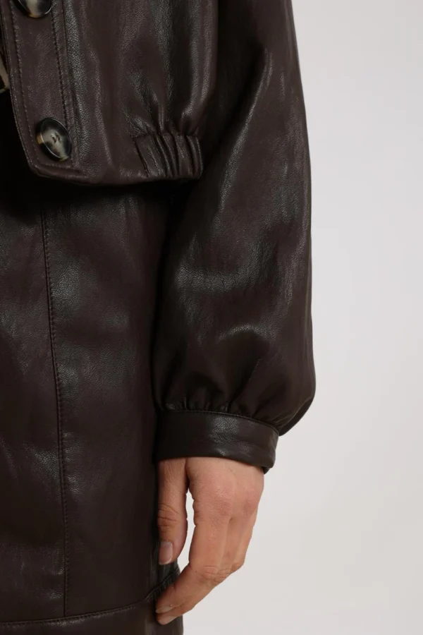 Nukus Fiene Jacket NKF13026 Dark Chocolate - Afbeelding 4