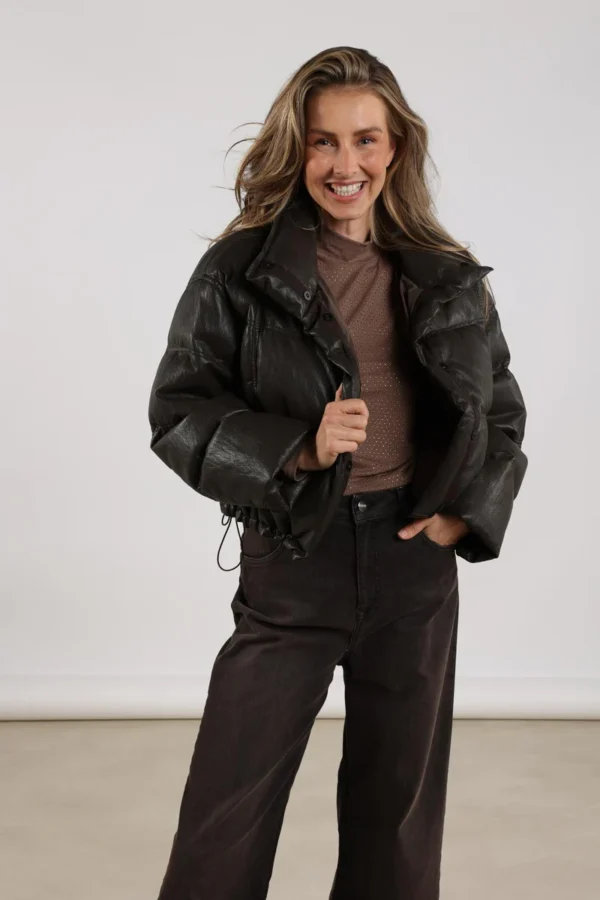 Nukus Leanne Jacket NKF13079 Dark Chocolate