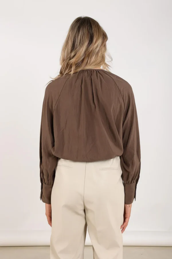 Nukus Sterre Blouse NKF02014 Fango - Afbeelding 5