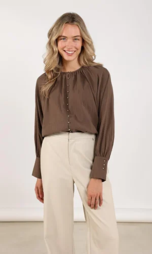 Nukus Sterre Blouse NKF02014 Fango
