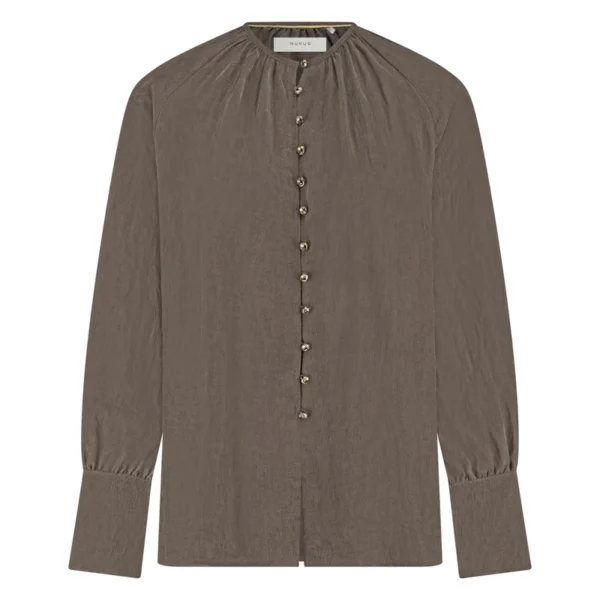 Nukus Sterre Blouse NKF02014 Fango - Afbeelding 6