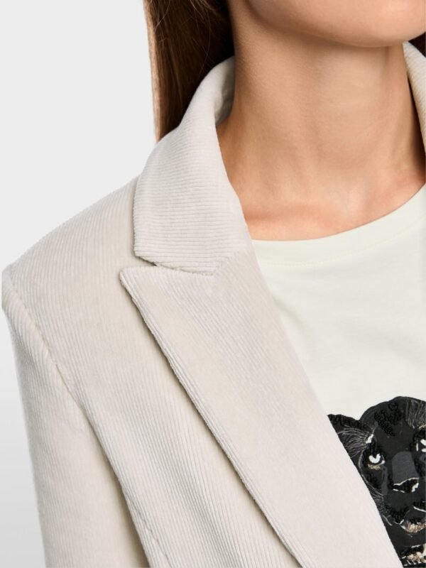 Marc Cain Corduroy Blazer Katoenmix ZC 34.17 J31 Smoke - Afbeelding 4