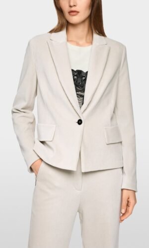 Marc Cain Corduroy Blazer Katoenmix ZC 34.17 J31 Smoke