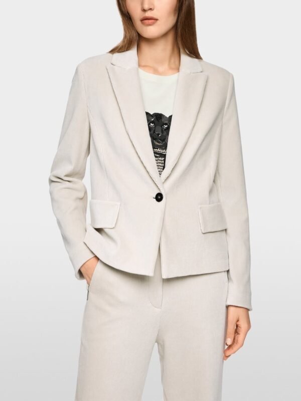 Marc Cain Corduroy Blazer Katoenmix ZC 34.17 J31 Smoke
