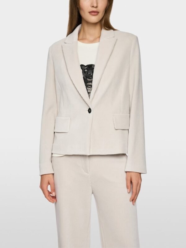 Marc Cain Corduroy Blazer Katoenmix ZC 34.17 J31 Smoke - Afbeelding 3