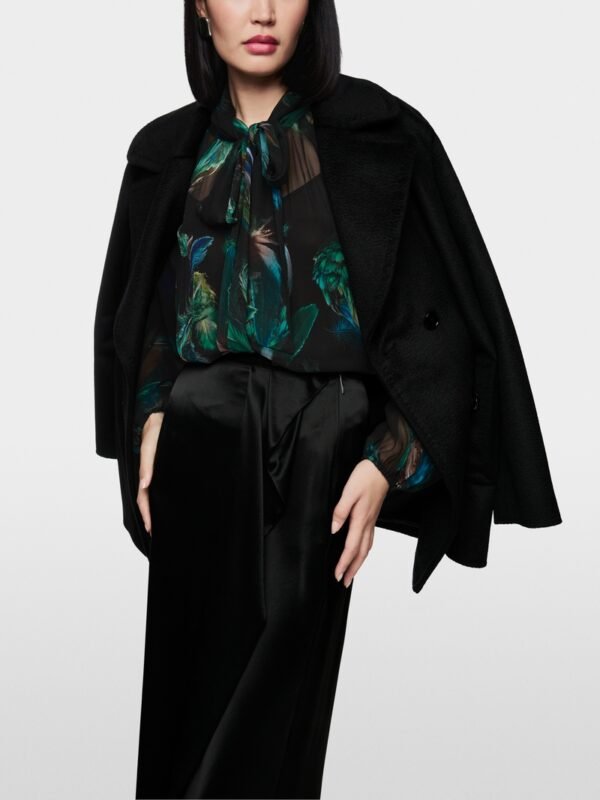 MarcCain Transparante Blouse Viscose ZC5132W82 Dark Jade Green - Afbeelding 6