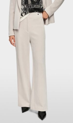 Marc Cain Wijde Corduroy Broek WELKOM ZC 81.23 J31 Smoke