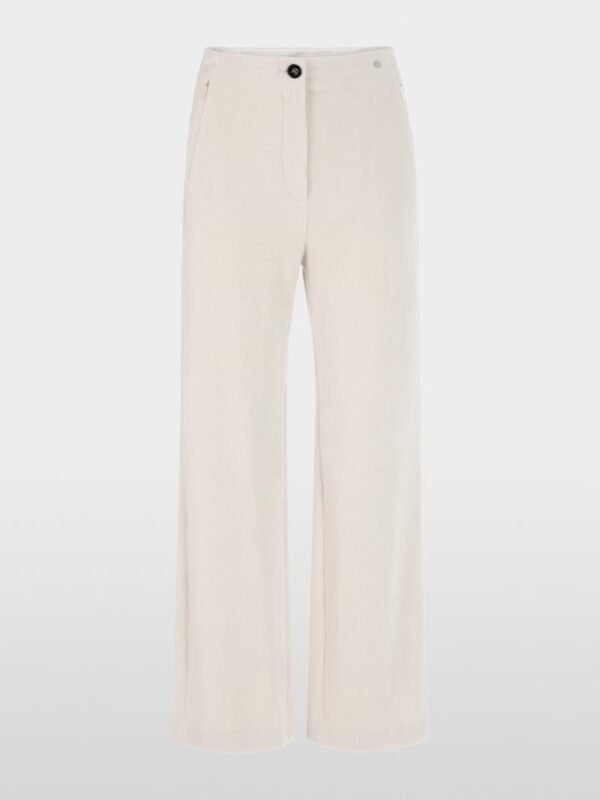 Marc Cain Wijde Corduroy Broek WELKOM ZC 81.23 J31 Smoke - Afbeelding 8