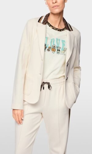 MarcCain Blazer Beverstof ZS3409J09 Ecru