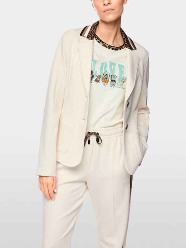 MarcCain Blazer Beverstof ZS3409J09 Ecru