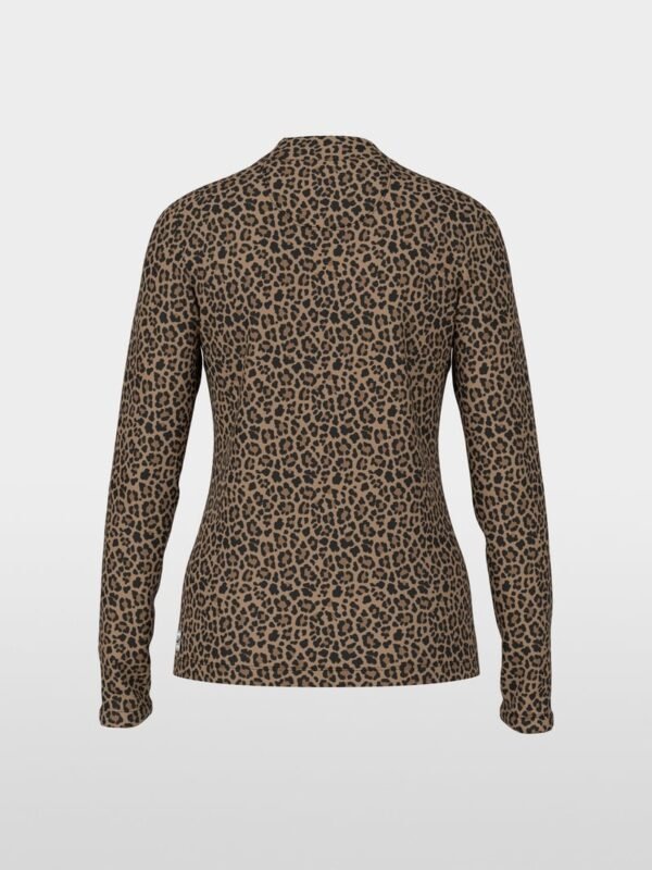 MarcCain Getailleerd Shirt Luipaardprint ZS 48.41 J61 Milk Coffee - Afbeelding 9