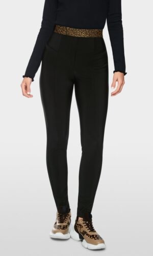 MarcCain Strakke Broek SOFIA Elastische Band ZS 81.46 J50 Zwart