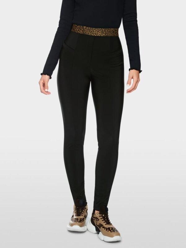 MarcCain Strakke Broek SOFIA Elastische Band ZS 81.46 J50 Zwart