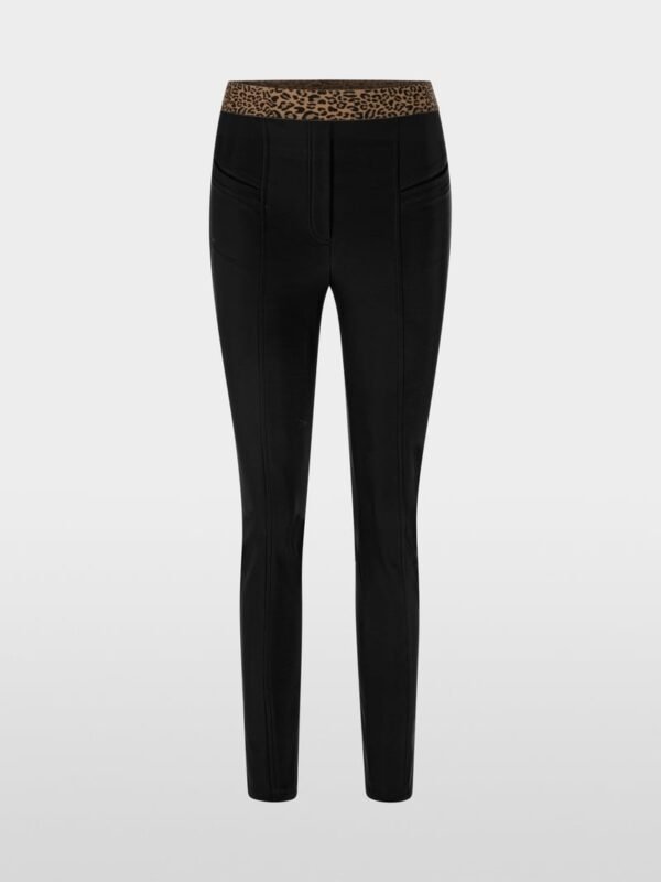 MarcCain Strakke Broek SOFIA Elastische Band ZS 81.46 J50 Zwart - Afbeelding 7