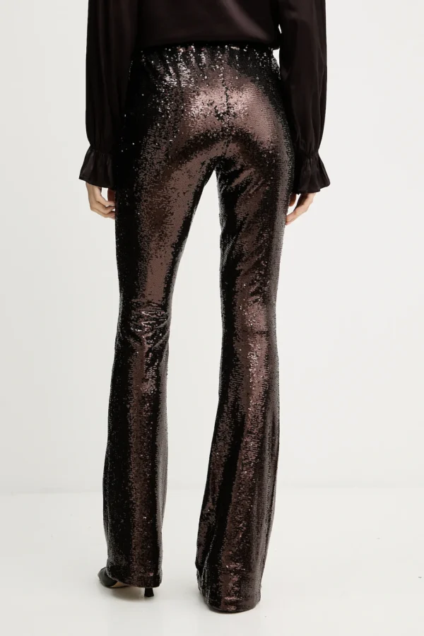 Silvian Heach Broek Funzam GPA25522PA Donkerbruin - Afbeelding 2