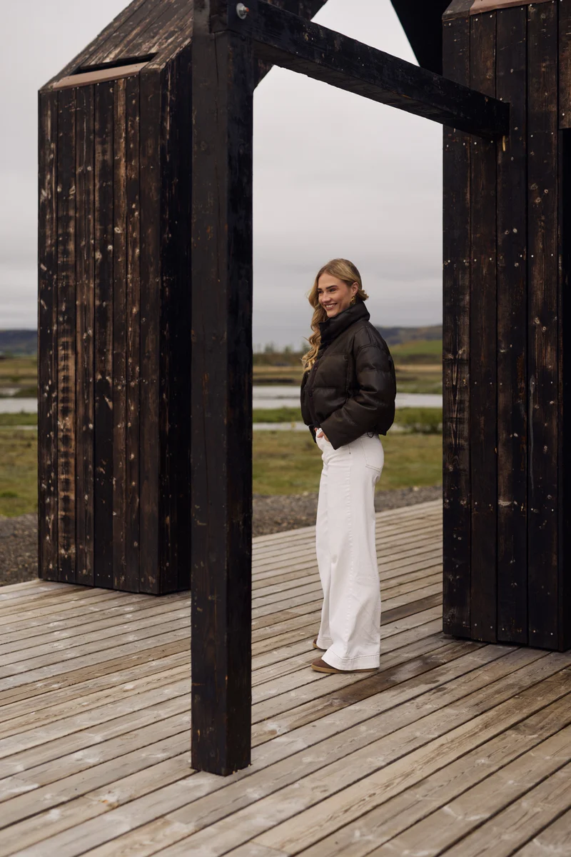 Nukus Leanne Jacket NKF13079 Dark Chocolate - Afbeelding 2