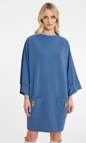 Ana Alcazar Jurk Adwea 04157-3741 Blauw