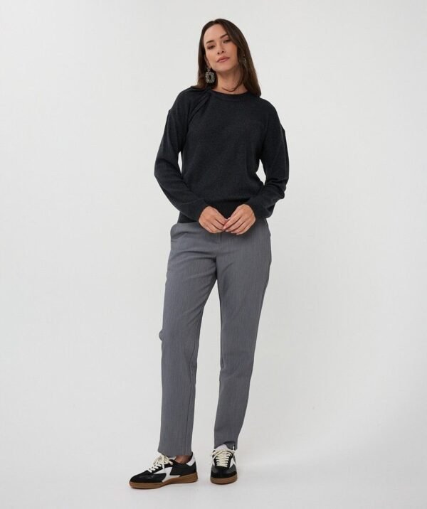 Esqualo Sweater L/Sleeve Twist F25.07512 Anthracite - Afbeelding 2