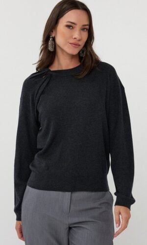 Esqualo Sweater L/Sleeve Twist F25.07512 Anthracite