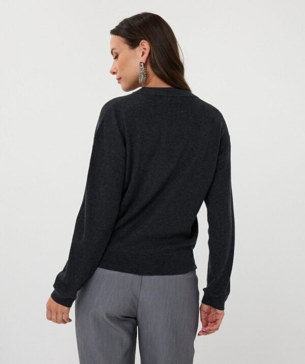 Esqualo Sweater L/Sleeve Twist F25.07512 Anthracite - Afbeelding 5