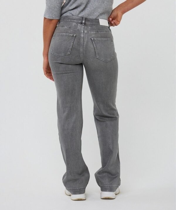 Esqualo Jeans Straight Metallic F25.12507 Grijs - Afbeelding 4
