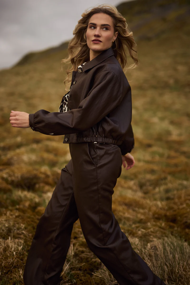 Nukus Fiene Jacket NKF13026 Dark Chocolate - Afbeelding 10