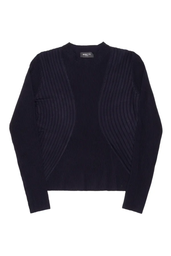 Nenette Trui 40BB-MONDO Donkerblauw - Afbeelding 4