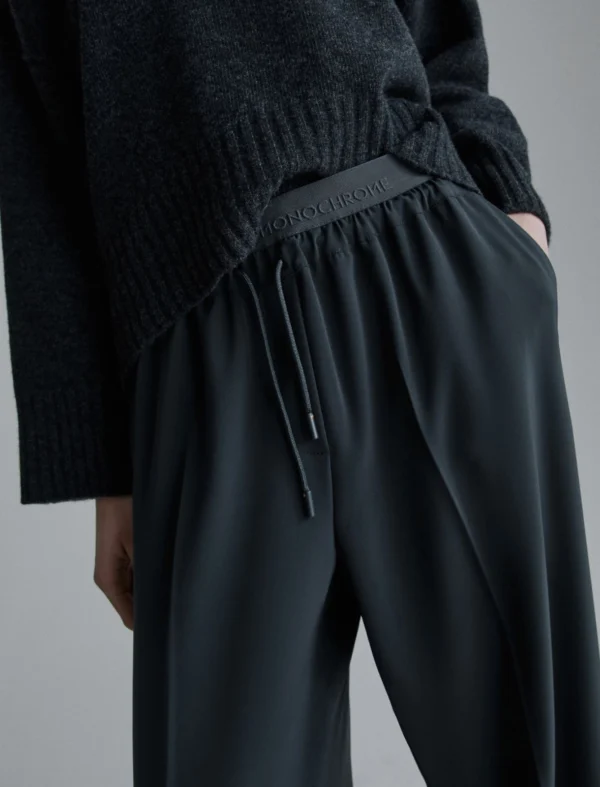 Marella Drawstring Broek Vanto MA10283 Dark Grey - Afbeelding 3