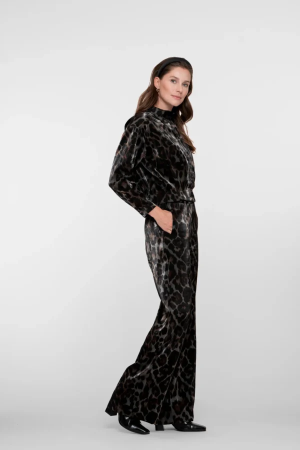 Geisha Broek Leopard Print 51682-20 Grijs/Brons - Afbeelding 3