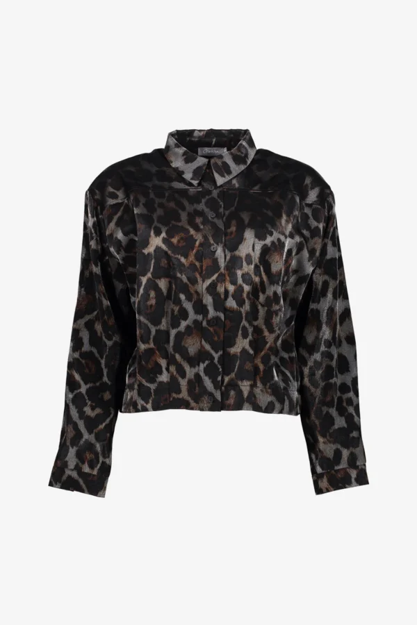 Geisha Blazer Jasje Leopard Print 55723-20 Grijs/Brons - Afbeelding 6