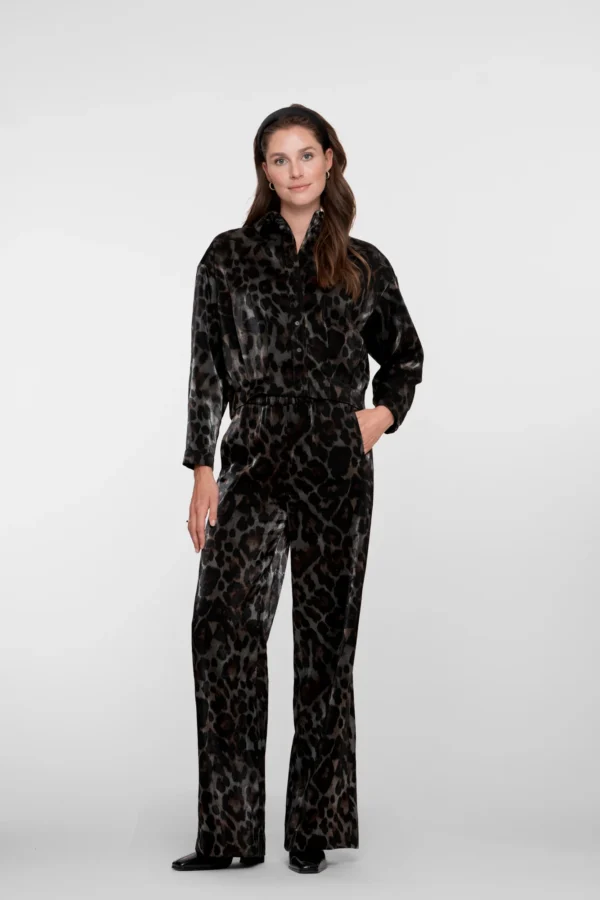 Geisha Blazer Jasje Leopard Print 55723-20 Grijs/Brons - Afbeelding 2