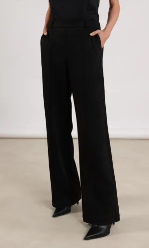 Nukus Jill Broek Suedine NKF09054 Zwart