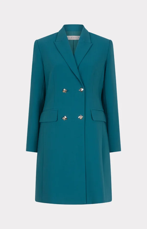 Esqualo Jurk Blazer W25.10733 Teal - Afbeelding 5
