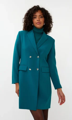 Esqualo Jurk Blazer W25.10733 Teal
