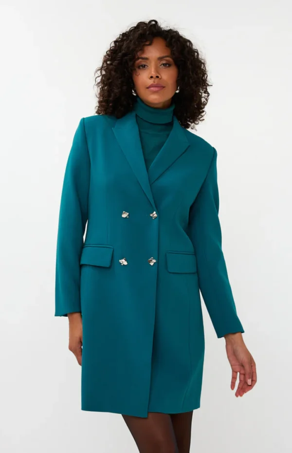 Esqualo Jurk Blazer W25.10733 Teal