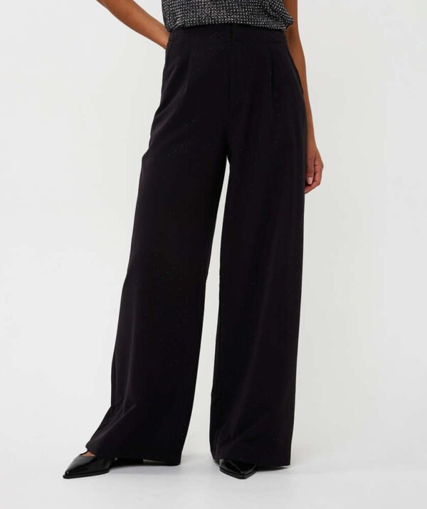Esqualo Broek Siersteentjes W25.10726 Zwart