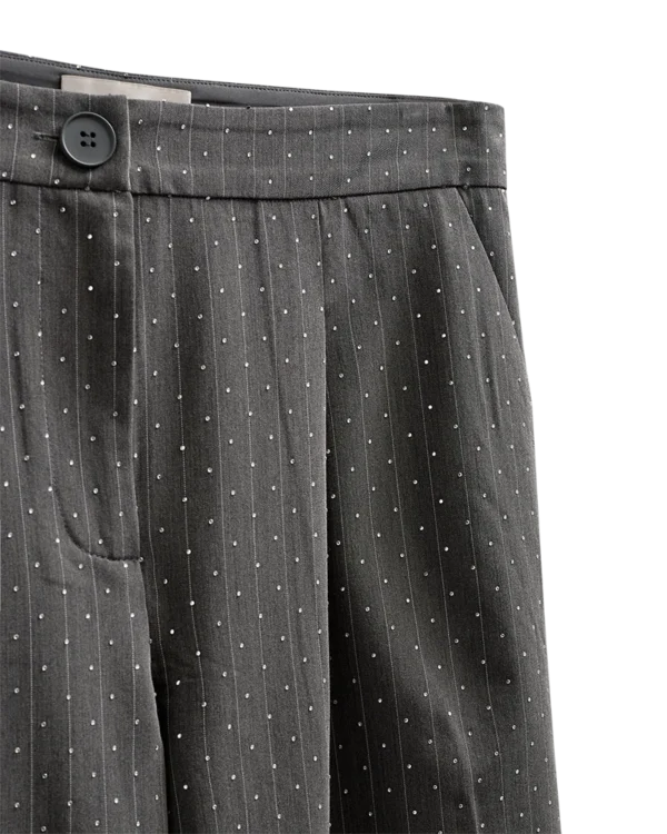 Freequent FQWIDY Broek 20661 White & Grey - Afbeelding 5