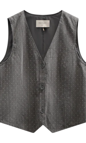 Freequent FQWIDY Gilet 207140 White & Grey