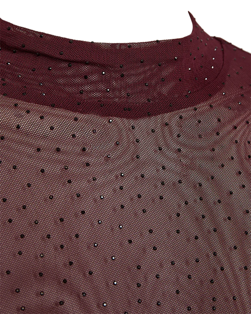 Freequent FQISKA Top 207149 Bordeaux - Afbeelding 2