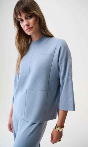 Joseph Ribkoff Trui Brushed Viscose 261981 Chambray