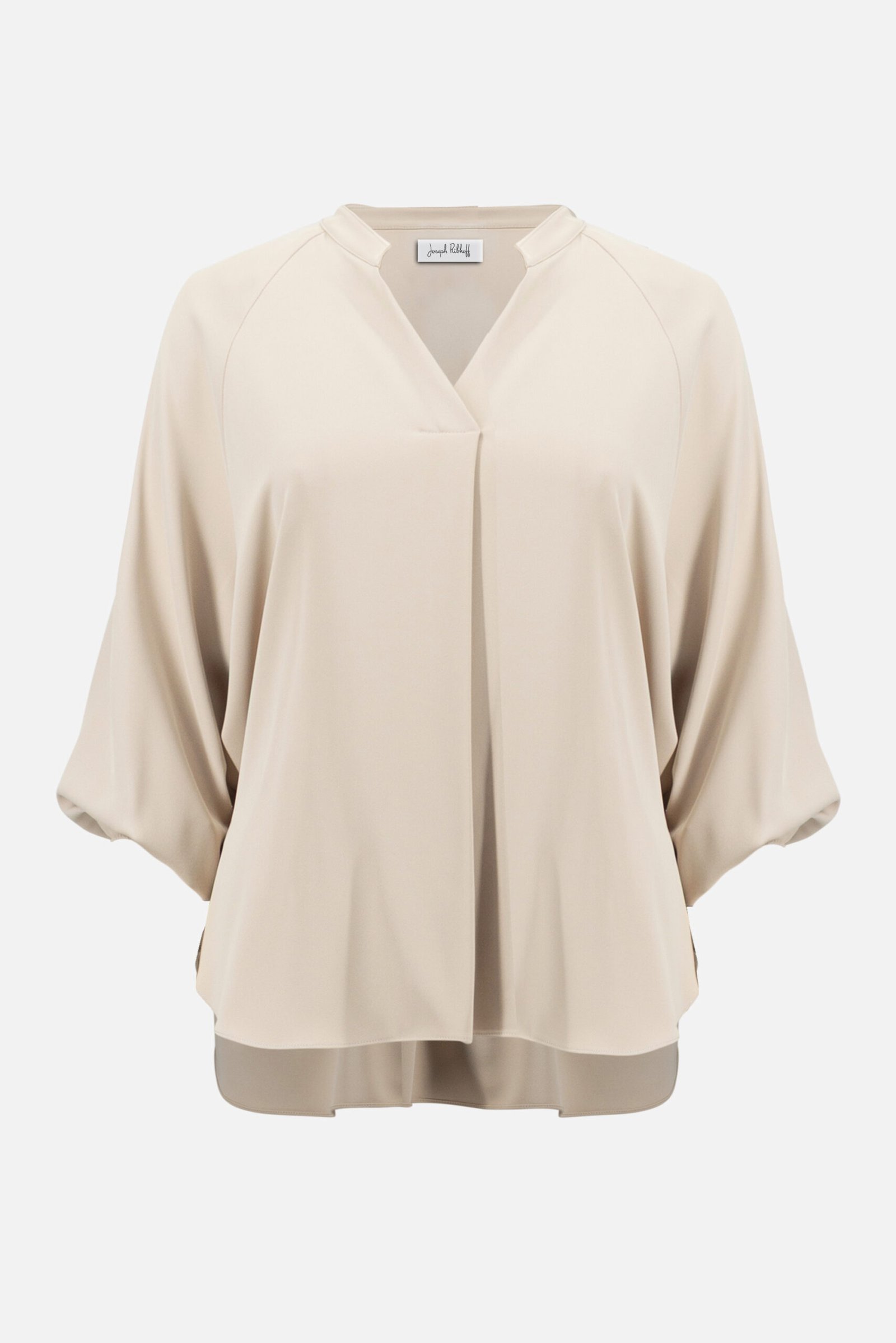 Joseph Ribkoff Woven Twill Boxy Top 261076 Parchment - Afbeelding 6